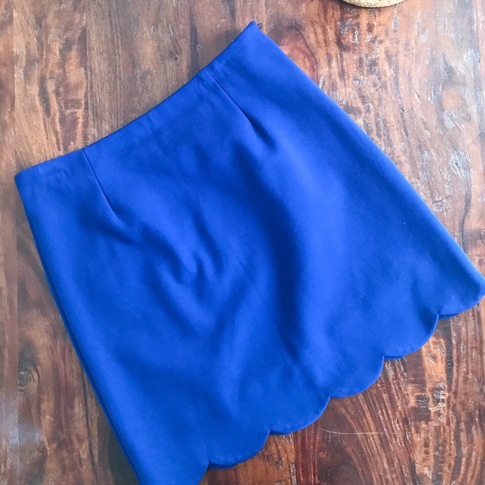 Royal Blue Skirt
